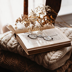 Reading Glasses on Book