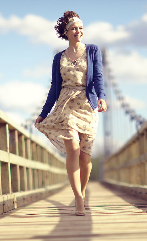 Woman on a Bridge