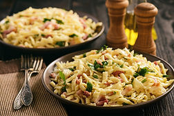 Spaetzle with ham