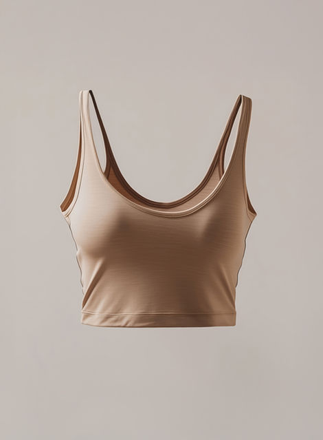 Beige Sports Tank