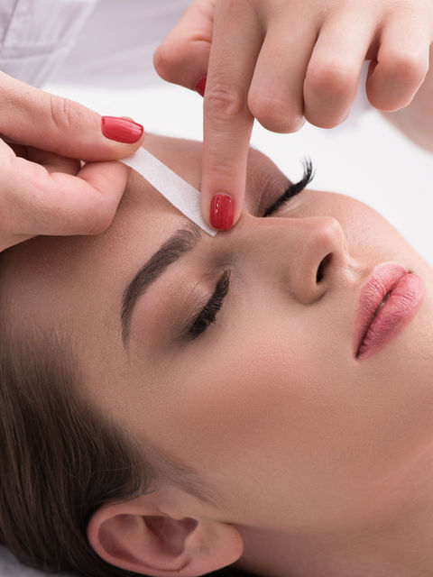 EYEBROWS, WAXING 