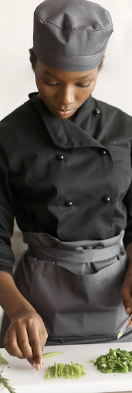 Young culinary student