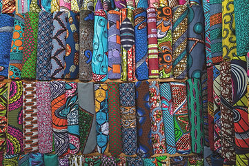Colorful Fabric Rolls