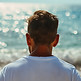 Man Facing Ocean