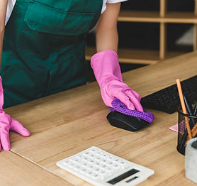 Cleaning the Desk