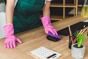 Cleaning the Desk