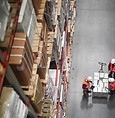 Warehouse Shelves from Above