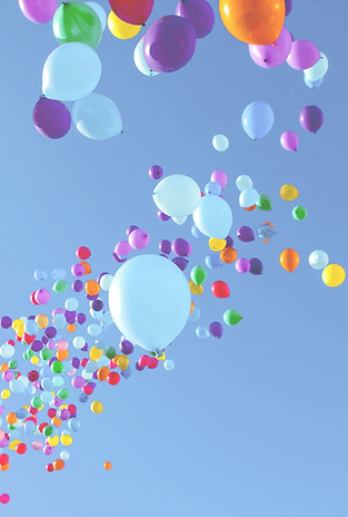 Colorful Balloons Sky