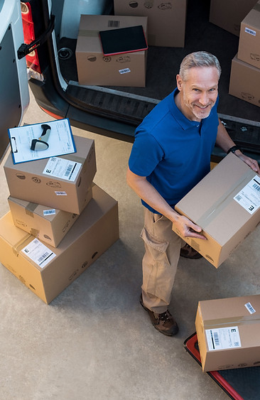 Delivery Boxes in a Truck