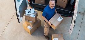 Delivery Boxes in a Truck