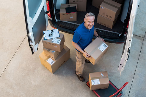 Delivery Boxes in a Truck