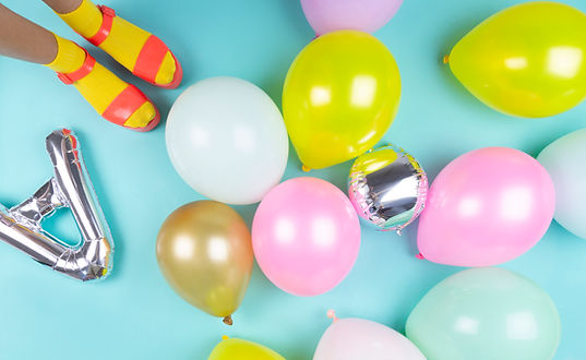 Colorful Balloons Scene