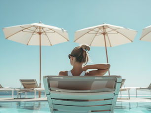 Relaxing Poolside setting- Valin Tsur Falckovitch helps international and growth-stage companies build sharper routes into Israel through business development, partnerships, local market logic, and strategic execution.