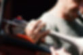 Trumpet Player Performing Closeup