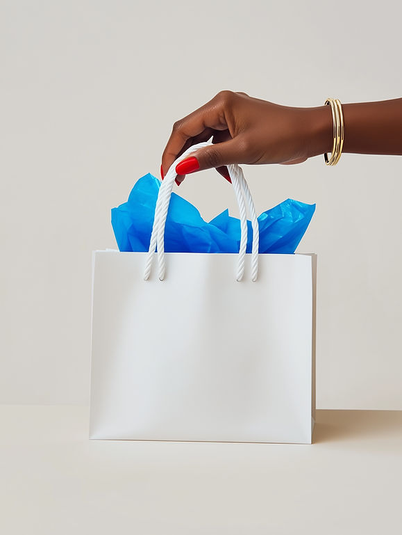 Hand Holding Gift Bag