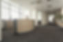 Modern furniture in a new office interior