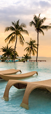 Hotel Resort al amanecer