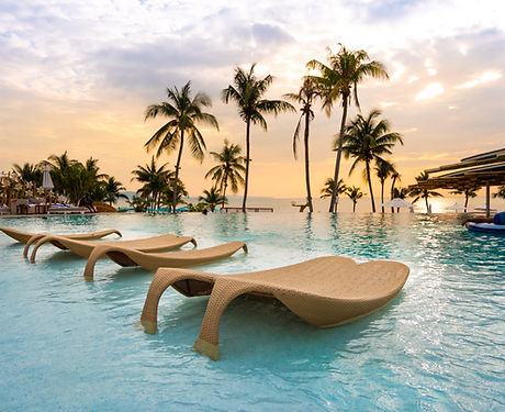 Hotel Resort at Sunrise