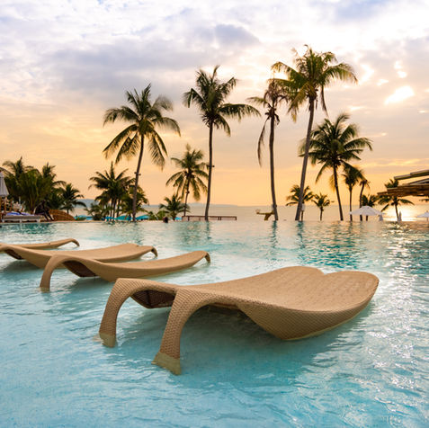 Hotel Resort at Sunrise