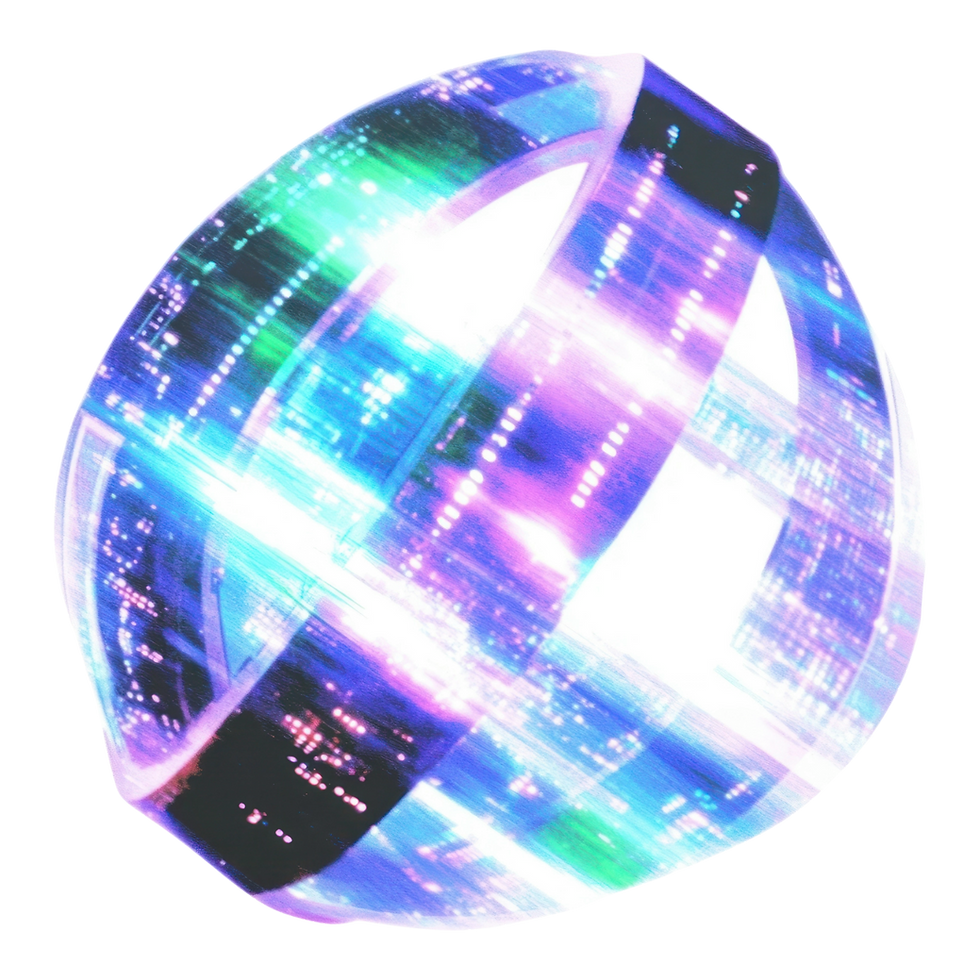 Glowing Digital Sphere
