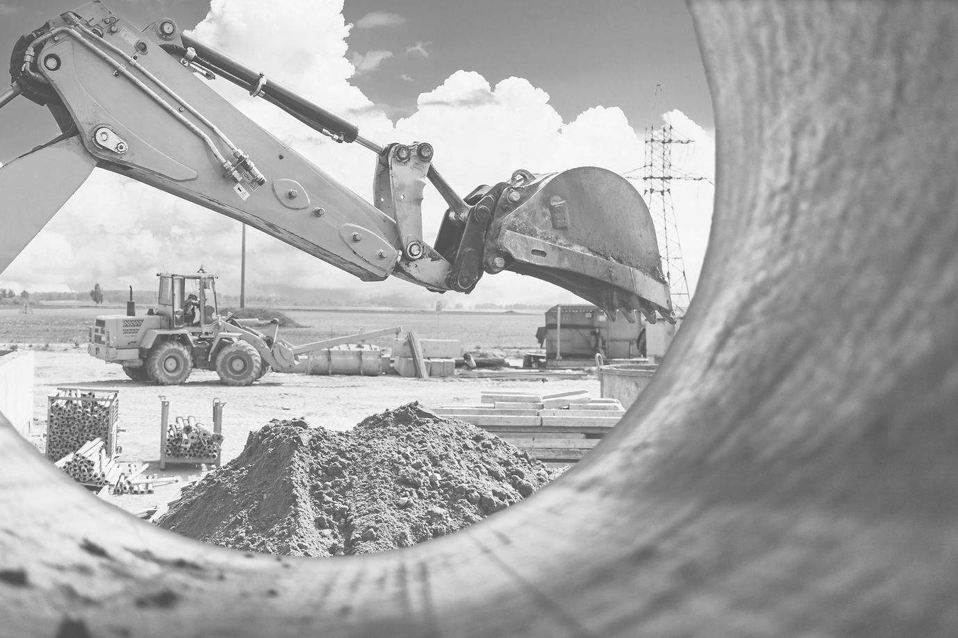 Máquinas de construção civil