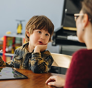 Kid with Digital Tablet