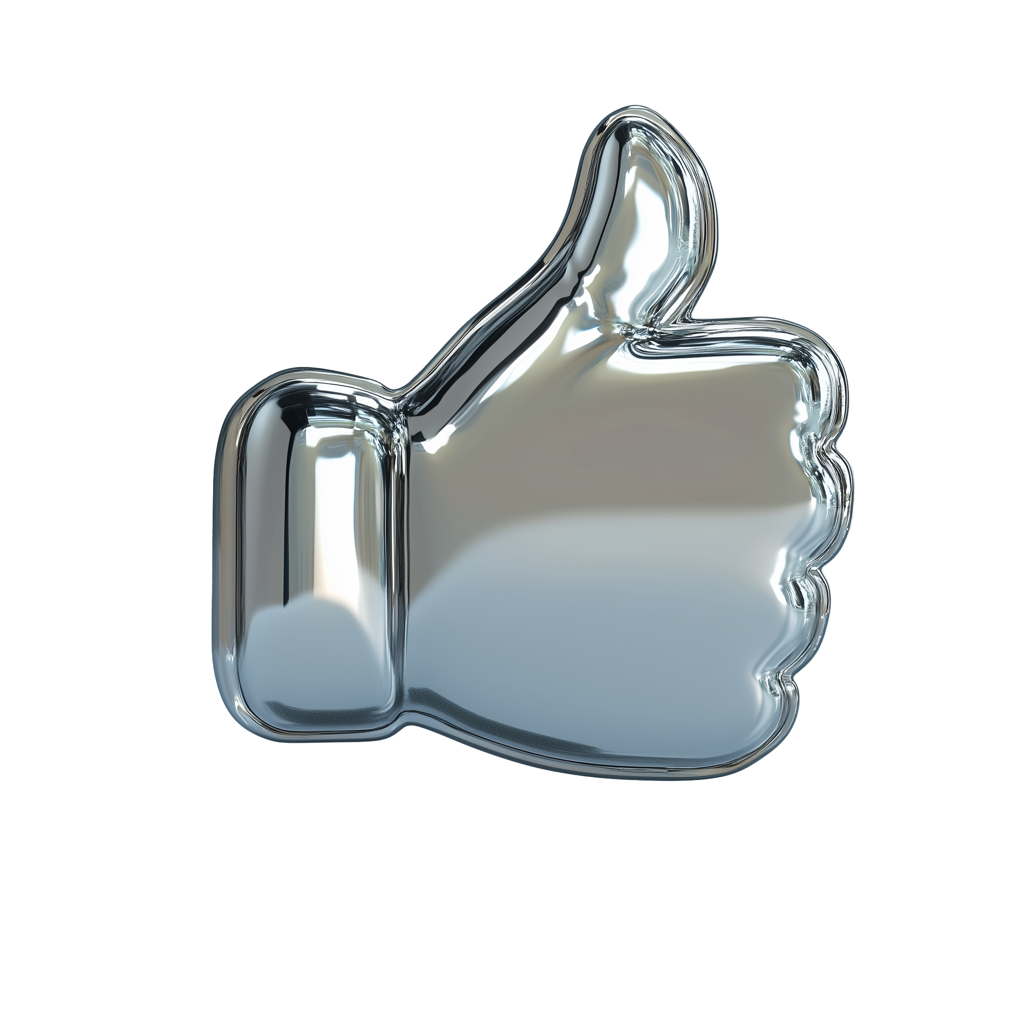 Metallic Thumbs Up