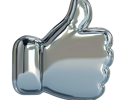 Metallic Thumbs Up