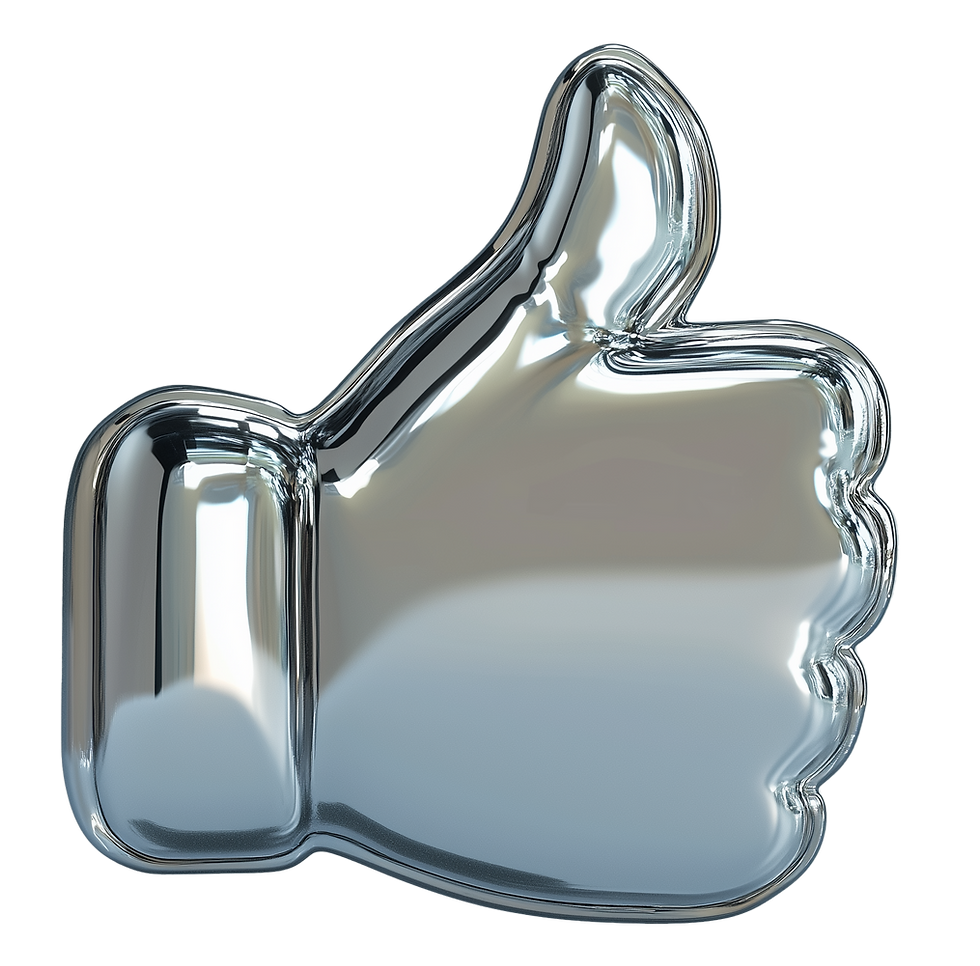 Metallic Thumbs Up