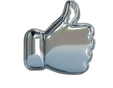 Metallic Thumbs Up
