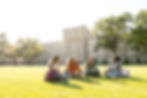 Students Sitting Outdoors