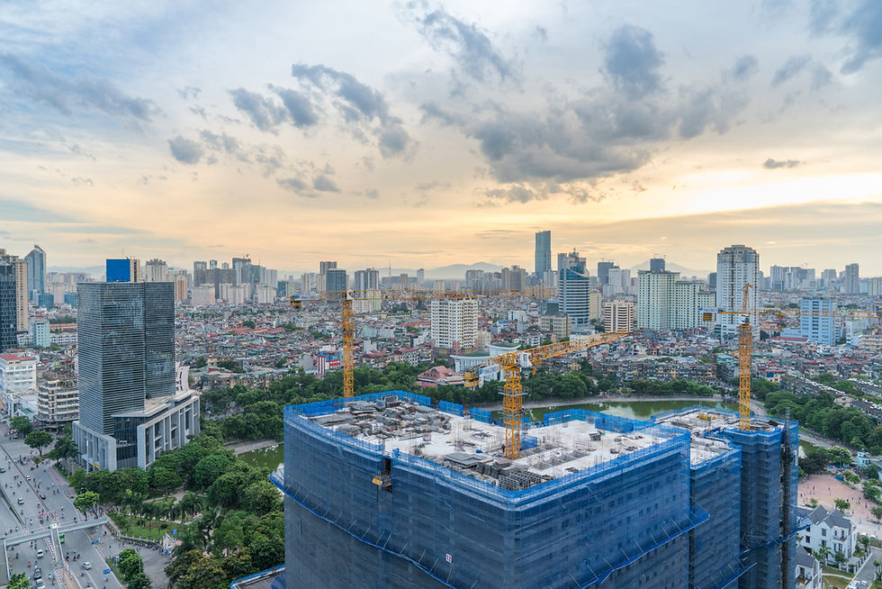 工事中の建物