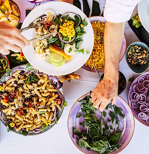Colorful Salad Spread