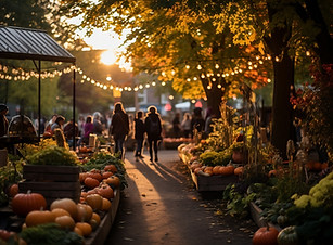 Outdoor Autumn Market