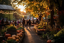 Outdoor Autumn Market