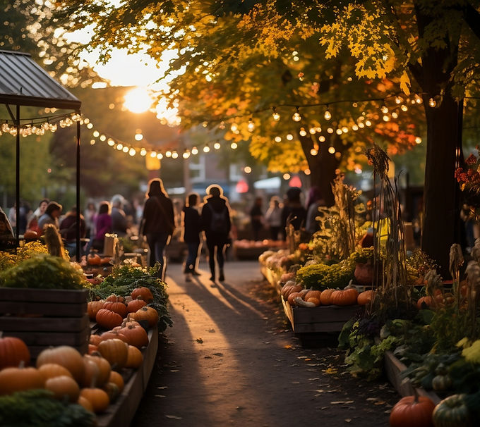 Autumn Outdoor Market