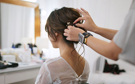 サロンでのヘアセット