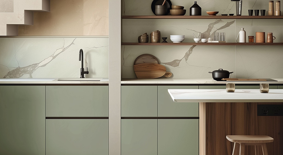 Moderne keuken interieur