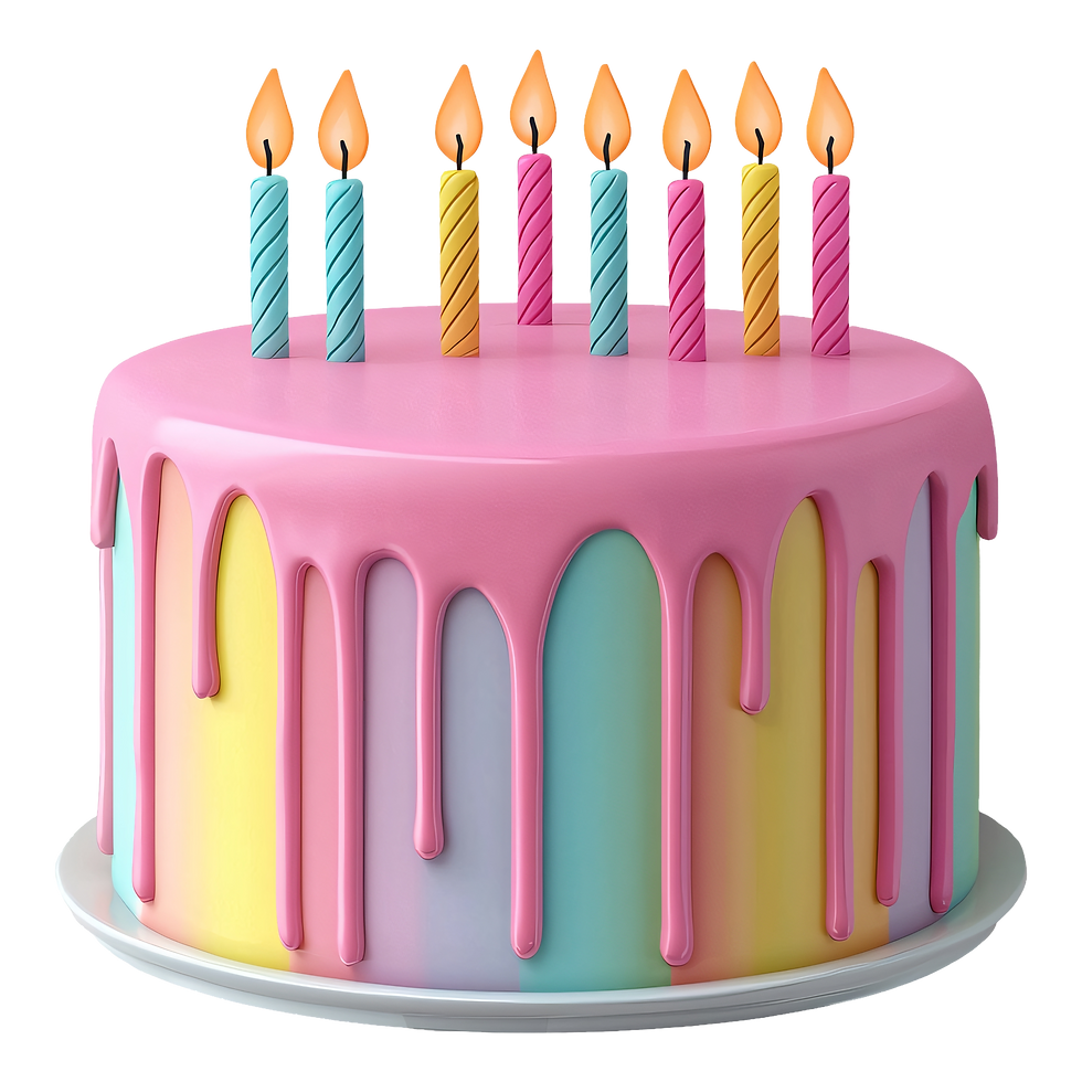 Birthday Cake with Candles