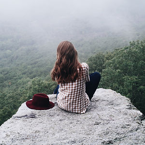 Sitting on Rock