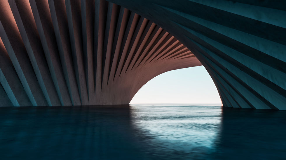 Moderner Architekturbogen