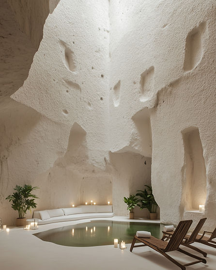 Luxurious Cave Pool Retreat