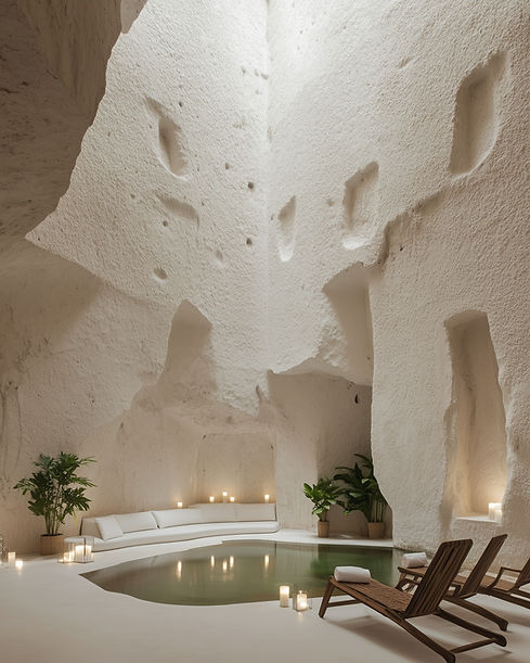 Luxurious Cave Pool Retreat