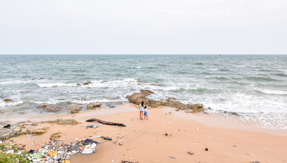 Polluted Beach