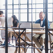 Happy Office Workers