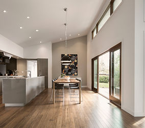cucina di una casa moderna e luminosa