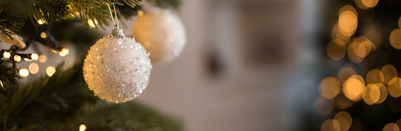 Arbre de Noël décoré