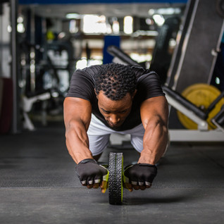 Man Doing Floor Exercises