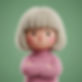 Personnage de dessin animé en colère