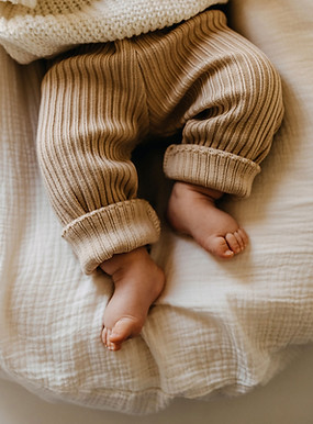 Bébé en tenue douillette